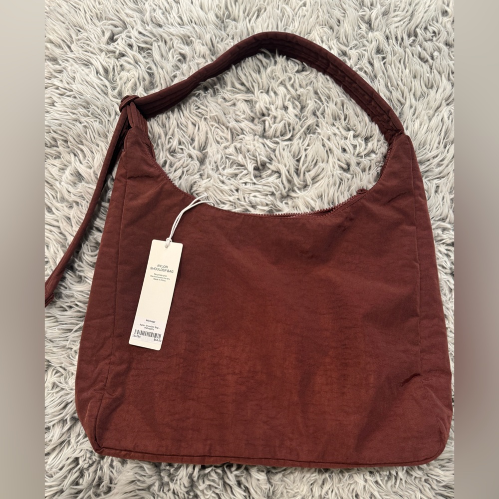 Baggu Mahogany Nylon Shoulder Bag